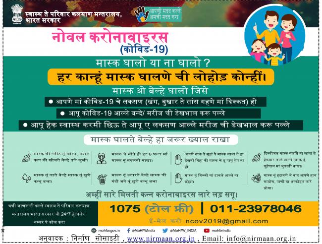 मास्क घालो या ना घालो