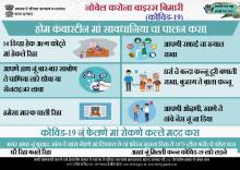 होम कंवारटीन मां सावधानिया चा पालन करा।